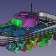 Collapsed-Render.png 1/35 Sherman DD Conversion Set