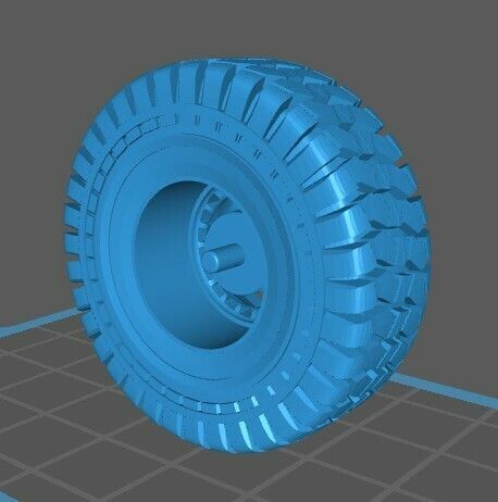 f350-5.jpg Download STL file 1/24 Ford F-350 Super Duty off-road wheel and tire for Meng kits • 3D print model, Perweeka