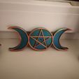 IMG_20221211_165512.jpg TRIPLE MOON INCENCE HOLDER, WICCA, PAGAN - COMMERCIAL LICENSE