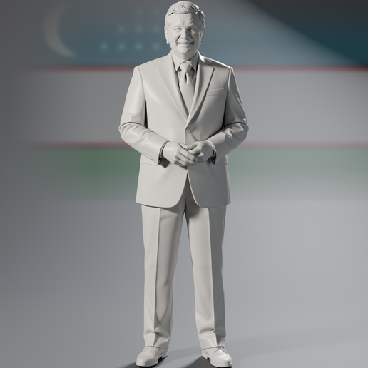 Shavkat Mirziyoyev Statue – President of Uzbekistan Figurine / Шавкат Мирзиёев (Мирзиеев) статуэтка