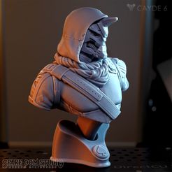 Cay1.jpg Cayde 6 Bust (Pre-supported)