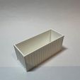 4x-20ft-container-unbemalt-passend-zu-h0-1.jpg H0 20ft Shipping Container 1:87 – Cargo Load, Port & Industrial Scene [STL] | Märklin Roco compatible