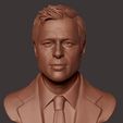 19.jpg Brad Pitt portrait sculpture