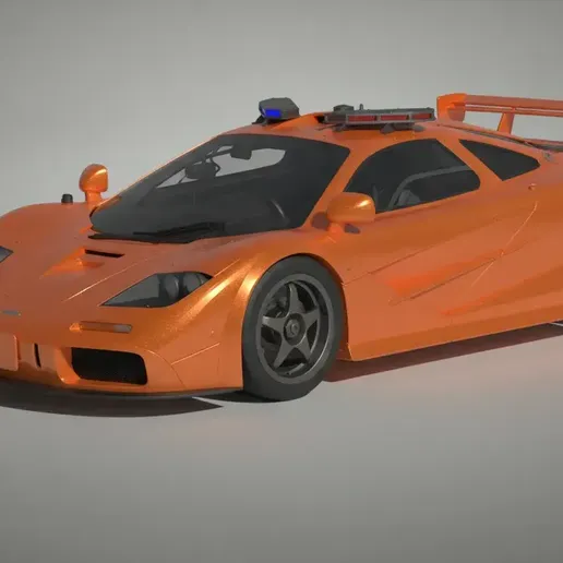 McLaren F1 LM – Patrol Version STL 3D Print Model