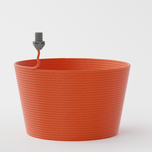 Half Printed Planter - Extruding Nozzle Illusion Plant Pot 3D model