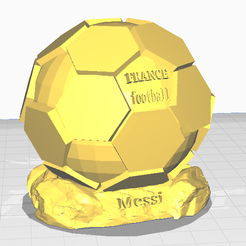 BALON-DE-ORRO.png STL-Datei Goldener Ball・3D-Druckvorlage zum Herunterladen