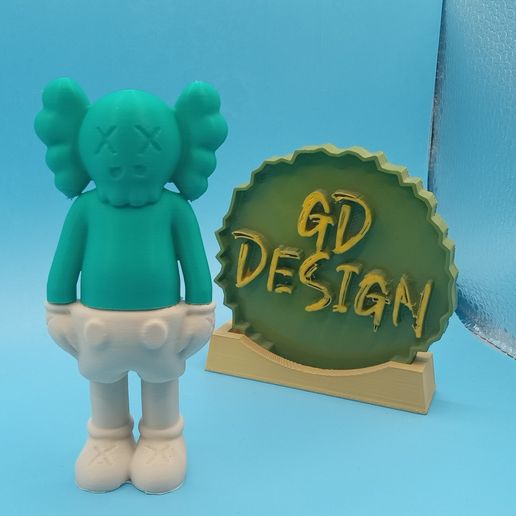 📦 Kaws Figure stash Box Weed, Jewelry And Coins・ STL File