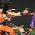 diorama06.jpg Goku & Piccolo vs. Raditz - Dragon Ball Z