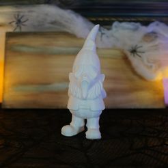 Ghost-2.jpg STL file Ghost Face - Halloween Gnome・Template to download and 3D print