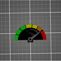 Multicolor_Tach_Gauge.PNG Fichier 3D gratuit Tachymètre multicolore・Plan pour impression 3D à télécharger