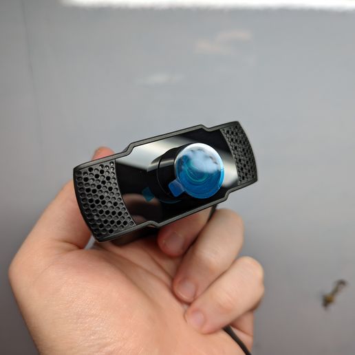 Weatherproof Webcam Housing w/ Lens Space 3D model