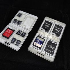 SD-and-Micro-SD-Card-Holder-A.jpg STL file SD & Micro SD Card Holder・3D printable model to download