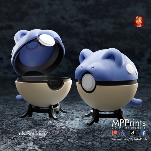 🦭 Spheal ball - functional・ 3D File for ・Cults
