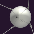 10.png Sputnik - 1 for FDM printers 3D print model