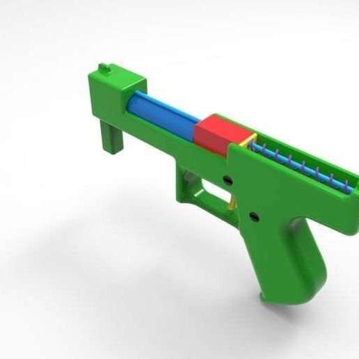 Free Stl File Prop Gun Blowback・3d Printer Design To Download・cults 2964