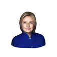 model.png Hillary Clinton-bust/head/face ready for 3d printing
