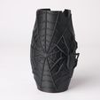 Spiderweb-Vase.jpg Spiderweb Vase – Halloween Decor with Spider Design