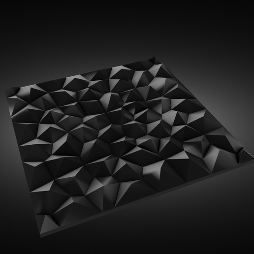 Acoustic panel 3D model