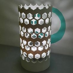 138749960_413504396519925_8089089782933535114_n.jpg STL file LED lamp cover・Template to download and 3D print