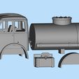 4.jpg MAZ 500 Soviet Truck Body Car 3D print STL model