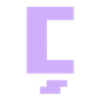 Ç.stl MINECRAFT Letters and Numbers | Logo