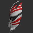 7.JPG Half Hollow Mask - Kurosaki Ichigo - Bleach 3D print model