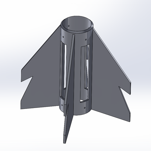 Fins for Ø40 mm rocket