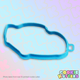 553_cutter.png SPORTS RACING CAR COOKIE CUTTER MOLD