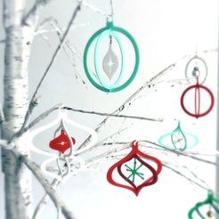 20221126_New_Shapes_DCortes.jpg STL-Datei MODERNER WEIHNACHTSSCHMUCK AUS DER MITTE DES JAHRHUNDERTS - TEIL II kostenlos・3D-druckbares Modell zum herunterladen