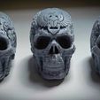 2.jpg Pack Stylized  Skull Ornamental