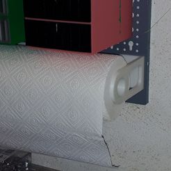 20181218_151855.jpg Бесплатный STL файл towel holder for pegboard, brand: Küpper (Hornbach)・Объект для скачивания и 3D печати