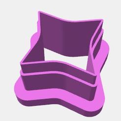star.jpg Archivo STL Formulario de galleta estrella・Plan para descargar y imprimir en 3D