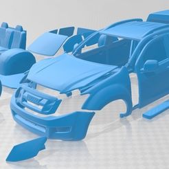 Isuzu-D-Max-Double-Cab-Huntsman-2014-Separado-1.jpg Fichier 3D Isuzu D-Max Double Cab Huntsman 2014 Voiture Imprimable・Plan pour imprimante 3D à télécharger, hora80