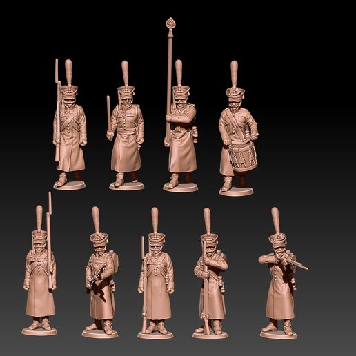 russian-grenadiers-winter-2-simple-render.jpg napoleonic russian russian grenadiers with greatcoats 1812-14 set 2