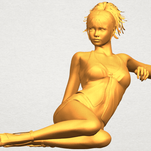 A01.png Download free file Naked Girl F08 • 3D printable design, GeorgesNikkei