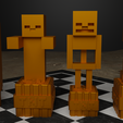 5.png Minecraft Figure Chess Set - TnT Minecraft Character