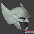 wolverine_helmet_3d_print_model-14.jpg Wolverine Helmet - Marvel Cosplay