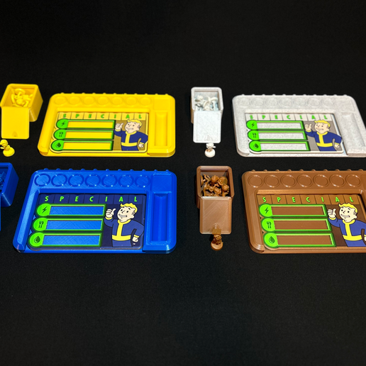 Fallout Shelter Player dashboard, playerboard 3D model