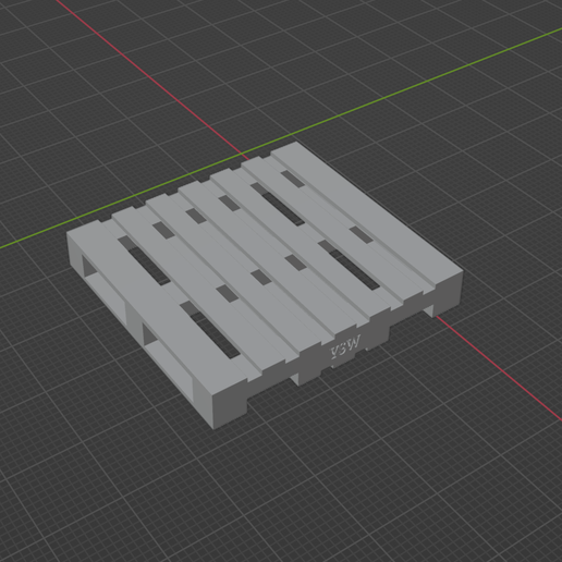 1/24 US Shipping Pallet - Realistic Garage Diorama Accessory