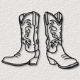 project_20230808_1417590-01.png cowboy boots wall art country wall decor ranch 2d art rodeo