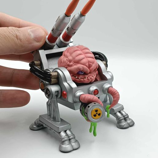 ♌ KRANG WALKER MACHINE - TMNT COWABONGA FANART・ STL File for 3D