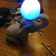 IMG_4200.JPG Elephant with Circus Ball Lamp
