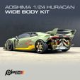 Huracan-Wide-Body-5.jpg Aoshima 1/24 Lamborghini Huracan LP610 Fighter Jet Inspired Wide Body Kit