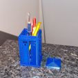 ppcb 5.JPG Police Box pencil holder ( Tardis)