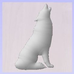 loup 3.JPG Free STL file wolf・3D print model to download