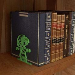 Link-Between-Worlds-Book-Stand-Link.jpg STL file The Legend of Zelda: A Link Between Worlds - Bookends・3D printing model to download