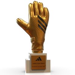 3.jpg STL file GOLDEN GLOVE FIFA WORLD CUP QATAR 2022 - DIBU MARTINEZ・3D print design to download