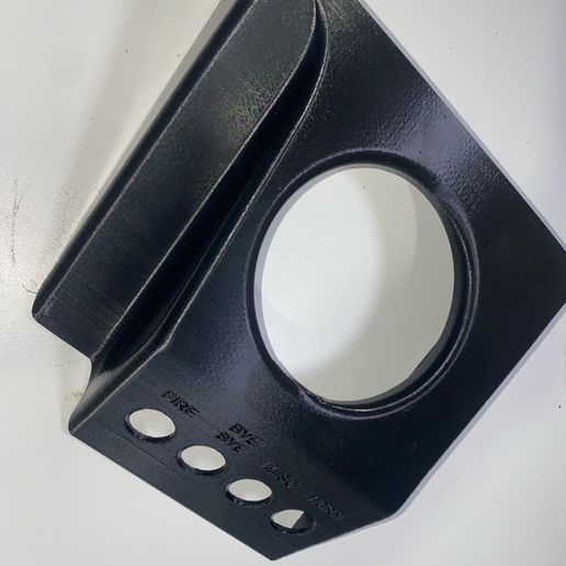 NA Mazda Miata Stubby Console w/ Switch Panel Single Print MX5 3D model