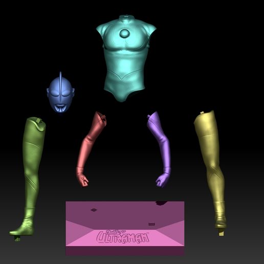Ultarman 3D model