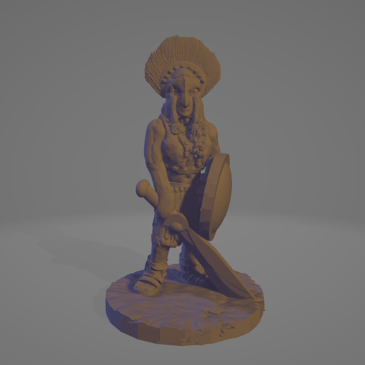 Amazon-Sw-Down.png STL file Easy Print Amazon With Sword And Shield・3D printer design to download, Ellie_Valkyrie